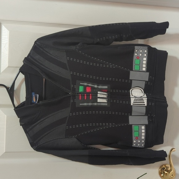 Star Wars Zip Front Hoodie w/Cutouts Kid's Size Medium - Picture 1 of 7